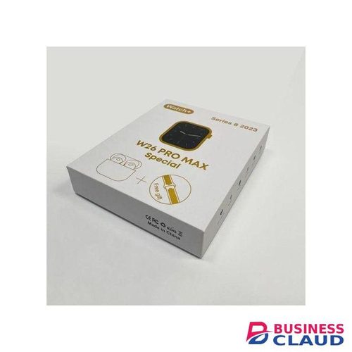 Smart W26 Pro Max Smart Watch with Free Earbuds