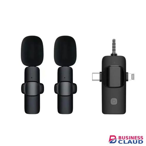 K15 mini microphone wireless cavalier lapel microphone for iPhone android camera professional noise reduction recording clip mic