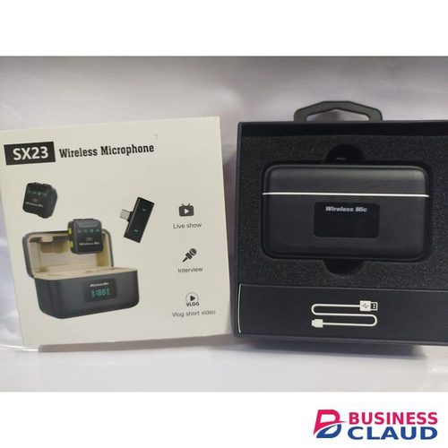 Wireless Lavalier SX23 – Microphone for iPhone, Android, and Tablets