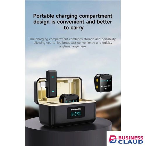 Wireless Lavalier SX23 Mic for iPhone and Android Vlogging