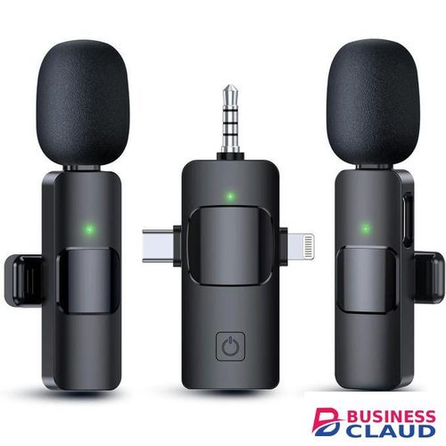 Wireless Lavalier Mic for iPhone – Dual Lapel Mic with Noise Reduction for YouTube and TikTok