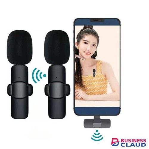Wireless Lavalier Lapel Microphone for Android/iPhone/Computer – USB-C, Noise-Free Audio for Vlogs and Interviews