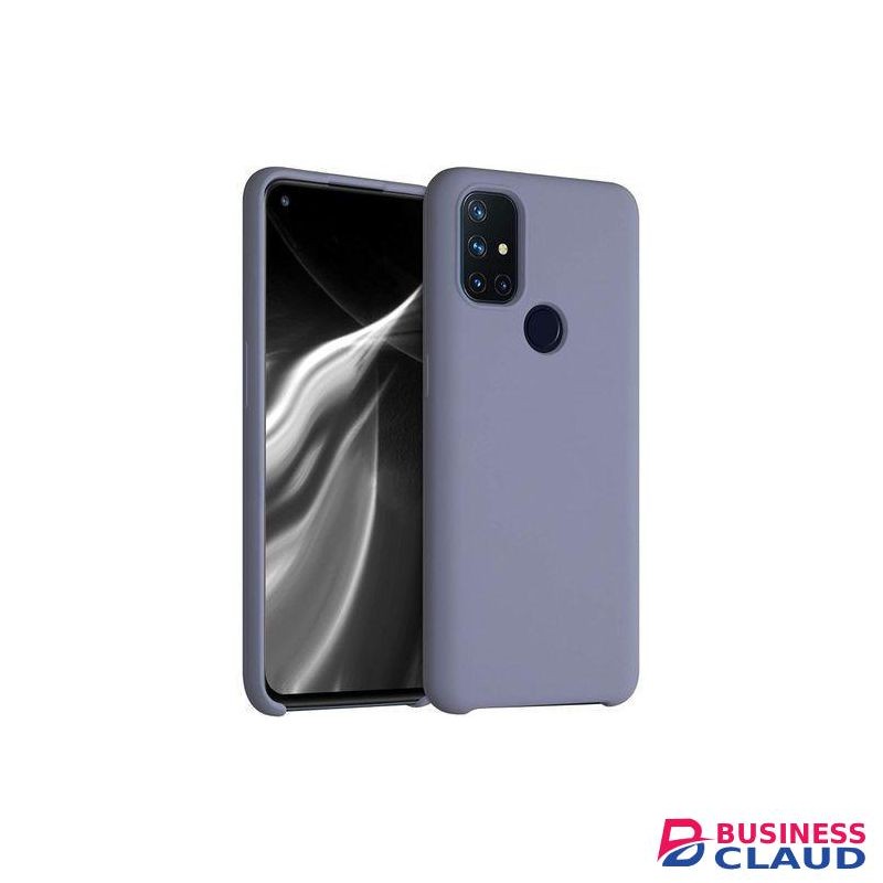 Premium Original Silicone Case for ONE PLUS Nord N205G (1+ Nord N205G) – Soft Touch, Shockproof and Scratch-Resistant Protective Cover - Black Edition