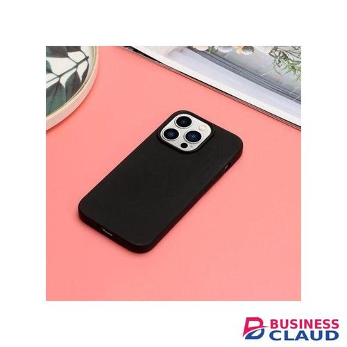 IPHONE 14 PRO MAX BLACK SILICONE BACK COVER