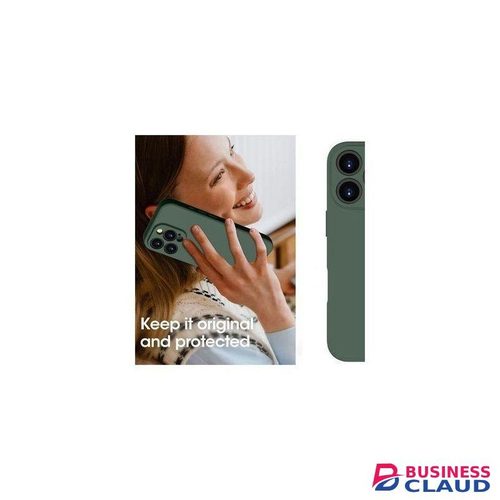 Slim Soft Rubber Shockproof Cover For IPhone 16 Pro Max (BLACK)