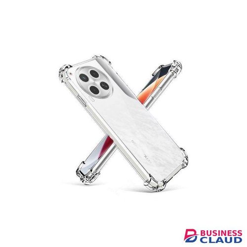 Edge To Edge Bumper Side Protection Transparent Back Cover For Tecno Camon 30 -Transparent