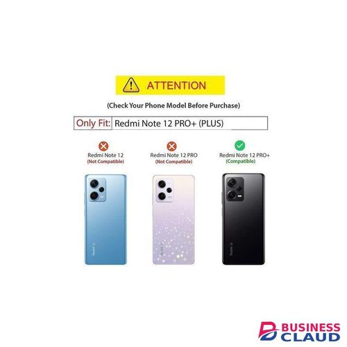 Back Cover For Redmi Note 12 Pro Plus, Slim Silicone