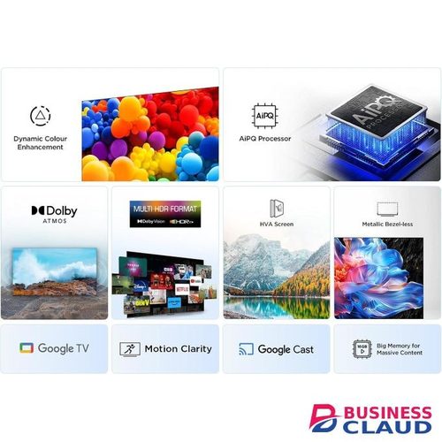 TCL 55" Inch, FRAMELESS HDR TV, 4K Ultra HD Smart TV Google TV Dolby Audio, ce Control+FREE 360 SWIVEL WALL BRACKET