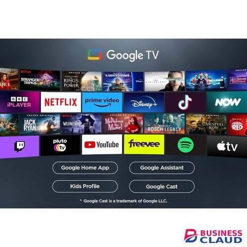 TCL 50" inch Frameless 4K Ultra HD, HDR TV, Smart TV,Google TV,NETFLIX,NEW MODEL+(2YEARS WARRANTY)+FREE WALL BRACKET+EXTENSION