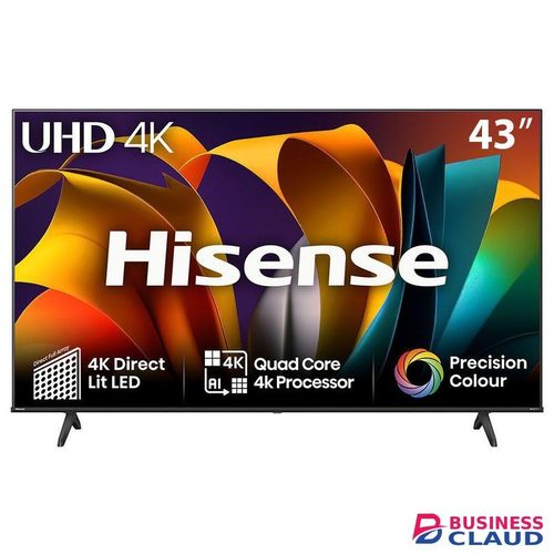 Hisense 43-Inch (2025 MODEL)A6 Series 4K UHD Smart VIDAA TV, Dolby Vision HDR, DTS Virtual X, Sports & Game Modes+FREE GIFTS