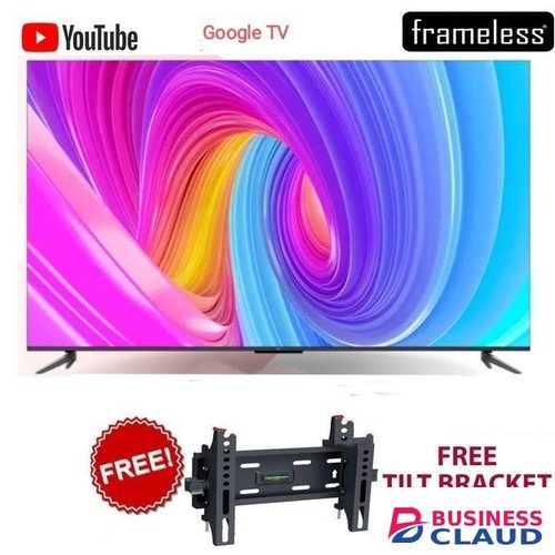 Synix Syinix 43 inch 2K Smart Google TV Frameless Design+ free Tilt able wall mount