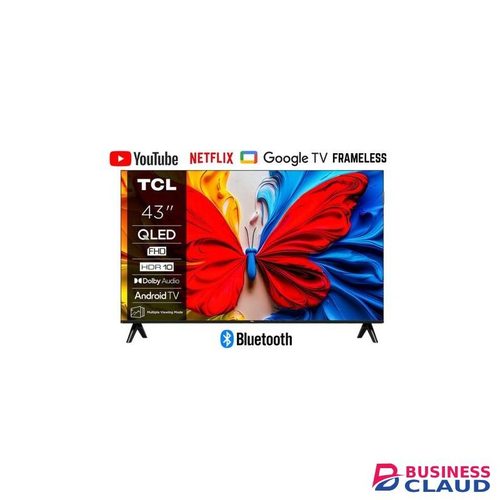 TCL 43S5K 43 Inch QLED Google Television, Smart Model, Full HD, Android TV OS, WiFi, Bluetooth, HDMI, USB,MODEL 2025-(1 YEAR WARRANTY)
