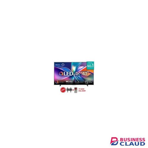 Hisense 43Q6N, 43" 4K UHD QLED Frameless Smart VIDAA TV,BLUETOOTH+FREE BRACKET+TV GUARD (2 YEAR WARRANTY)