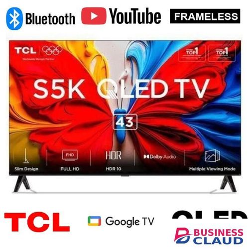 TCL 43 Inch QLED Google TV Smart Full HD - 43S5K