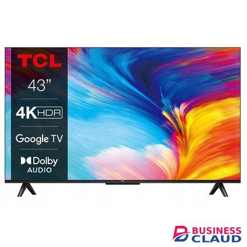 TCL 43V6C 43" Smart Google TV – 4K UHD HDR, Frameless, Dolby Audio, Bluetooth, HDMI, USB, Wi-Fi, Netflix, YouTube Apps,SMART MODEL 2025 (1YEAR WARRANTY)