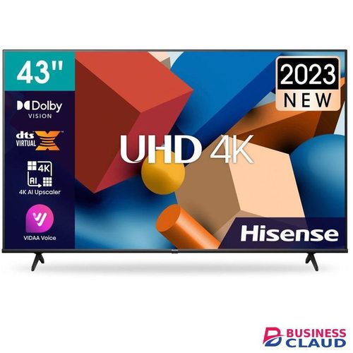 Hisense 43" Inch-A6K,BLUETOOTH-ENABLED,NETFLIX,SMART TV,VIDAA OS+2YEARS WARRANTY