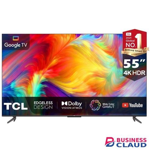 TCL P635- 55" Inch-SMART ULTRA HD 4K,GOOGLE TV,BLUETOOTH/FRAMELESS+TILT WALL BRACKET