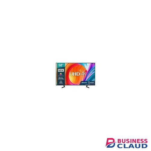 Hisense 58 Inch Smart 4K Frameless TV, VIDAA OS, HDR10 & DTS Virtual:X & 2 Years Warranty + Wall Mount