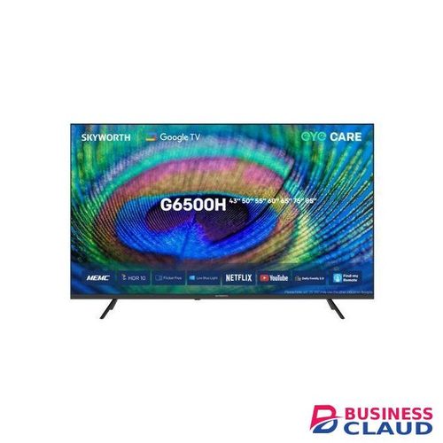 Skyworth 50" Inch 2025 Smart Google TV Model 50Q6500G, 4K QLED Ultra HD Display, HDR Technology, Stylish Slim Black Bezel, HDMI, USB, Wi-Fi Connectivity-MODEL 2025 (1YEAR WARRANTY)