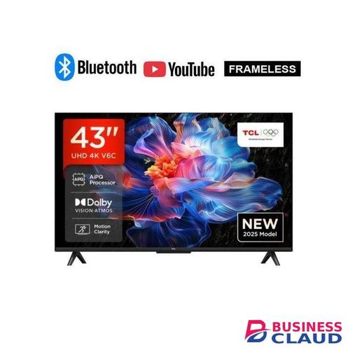 TCL 43V6C 43 Inch Smart 4K HDR Google TV (1YR WRTY)