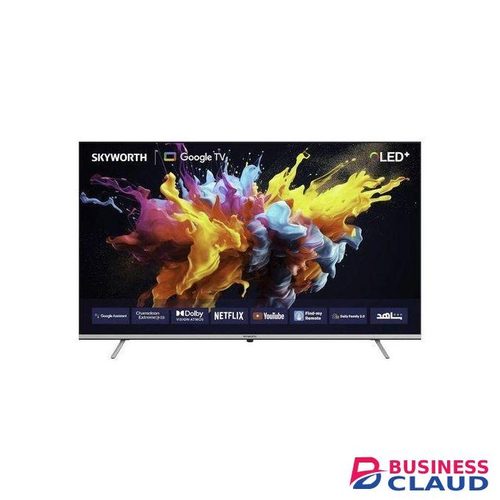 Skyworth 55Q6500G, 55-inches 4K QLED PLUS 2025 Frameless Smart Google TV, Black (1YR WRTY)