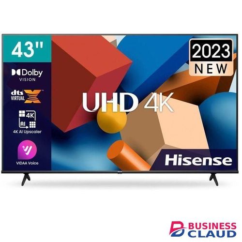Hisense 43A6K 43 inch 4K UHD Smart TV,NETFLIX-YOUTUBE,DSTV APP,VIDAA OS-2YRS WARRANTY