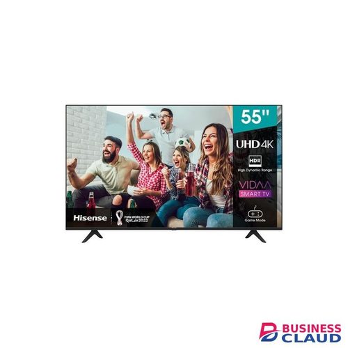 Hisense 55 Inches Smart 4K UHD Frameless TV + Free Hanger+Surge Protector