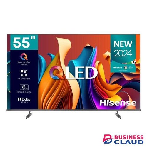 Hisense QLED 55" INCH SMART 4K,FRAMELESS,BLUETOOTH-ENABLED,WIFI,QUAD CORE PROCESSOR+2YRS WARRANTY
