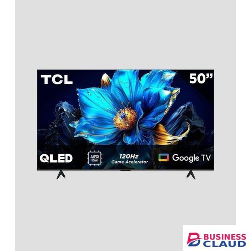 TCL 50T6C 50 Inch QLED TV 4K HDR SmartTV with Dolby Vision and Atmos, HDR10+, Press and Ask Alexa,Model-2025 (1YEAR WARRANTY)