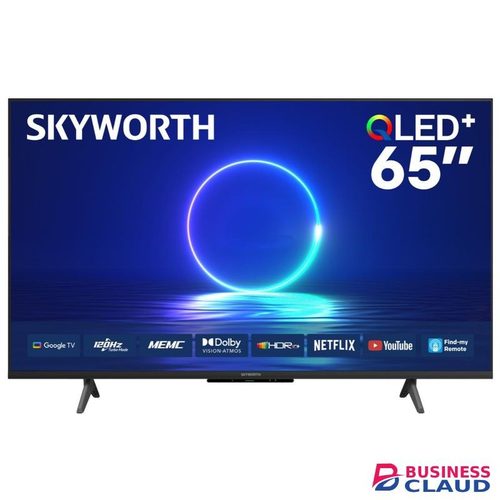 Skyworth 65Q6500H, 65" 4K QLED Smart Google TV, Black (1YR WRTY)