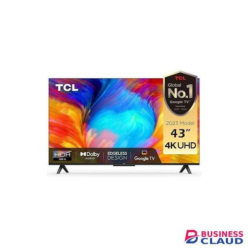 TCL 43" Inch.P635-4K UHD Frameless/Bluetooth TV,GOOGLE TV,DECODER+BRACKET+32GB FLASH DISK