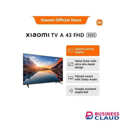 XIAOMI 43" Full HD Frameless A Series 2025 Google TV(2 YRS Warranty)