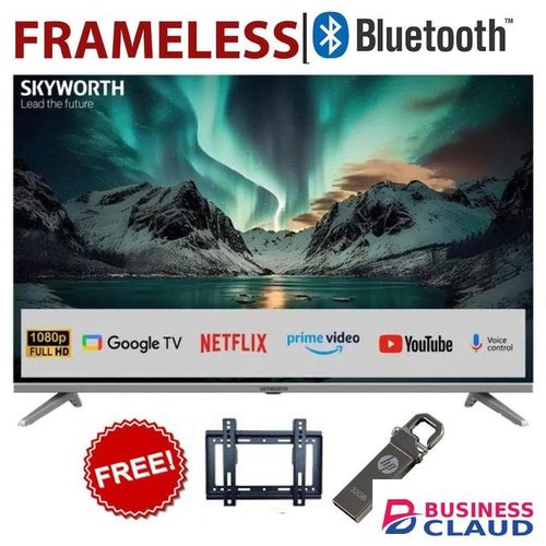 Skyworth 43" Inch,43E5500G, FHD Google TV+FREE WALL BRACKET+32G FLASH DISK