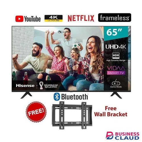 Hisense 65” 4K UHD 2021 LATEST MODEL,CE CONTROL,WI-FI,FRAMELESS,4K HDR-65A6