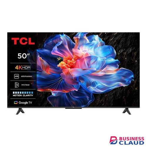TCL 50T6C 50 Inch QLED TV 4K HDR SmartTV with Dolby Vision and Atmos, HDR10+, Press and Ask Al Model 2025 (1YEAR WARRANTY)+FREE WALL BRACKET