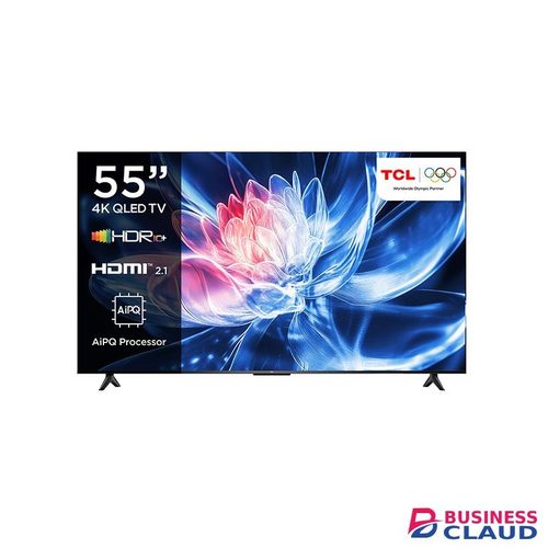 TCL 55T6C 55 Inch QLED TV 4K HDR SmartTV with Dolby Vision and Atmos, HDR10+, Press and Ask Alexa (2025)