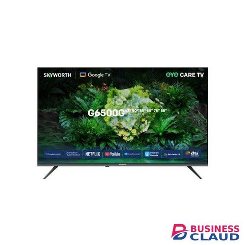 Skyworth 43G6500G, 43" 4K UHD Google TV 2025 - Black (1YR WRTY)