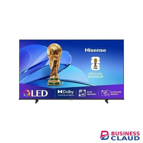 Hisense 55" INCH 4K QLED SMART TV,DOLBY VISION,BLUETOOTH-ENABLED-FRAMELESS, MODEL 2025-(2-YEAR WARRANTY)+FREE WALL BRACKET