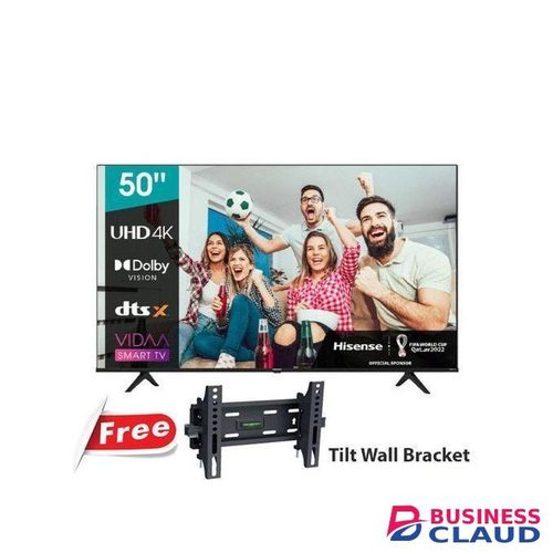 Hisense 50" Inch FRAMELESS SMART TV,BLUETOOTH,4K,NETFLIX+TILT BRACKET