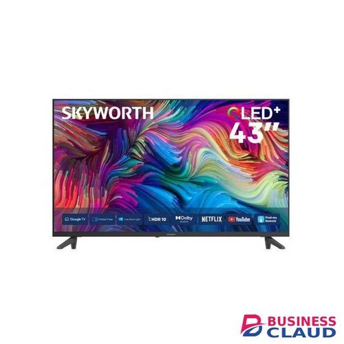Skyworth 43Q6500, 43" 2K QLED Google TV 2025 - Black (1YR WRTY)
