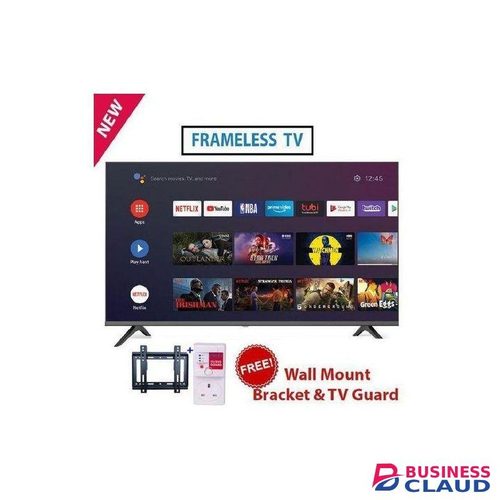 Solarmax 32"Inch Bluetooth Enabled Frameless Smart Android TV Inbuilt Decoder NetflixYoutube Appstore+FREE TVGuard+Bracket