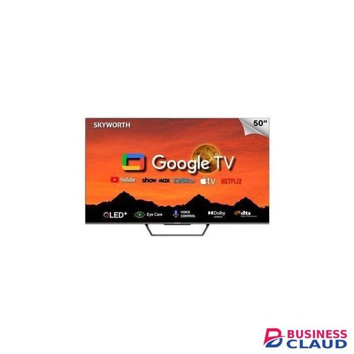 Skyworth 50Q6500G, 50-inches 4K QLED 2024 Frameless Google TV, Black (1YR WRTY)