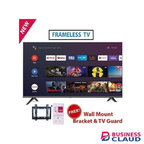 Solarmax Solarmax. 32"Inch Bluetooth Enabled Frameless Smart Android TV Inbuilt Decoder NetflixYoutube Appstore+FREE TVGuard+Bracket