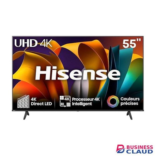 Hisense 55" Inch Smart UHD 4K Frameless/luetooth LED TV (2025 Model) – Built-In Netflix & YouTube, Ultra HD Display+2YRS WARRANTY