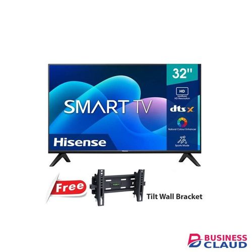 Hisense 32A6KEN-32" Inch Frameless Smart& Digital TV A6Series +Tilt Bracket