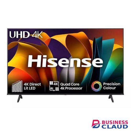 Hisense 55A6N 55" inch Frameless 4K Ultra HD Smart TV - Dolby Audio, HDR, Bluetooth, Netflix, MODEL 2025(2YEAR WARRANTY)