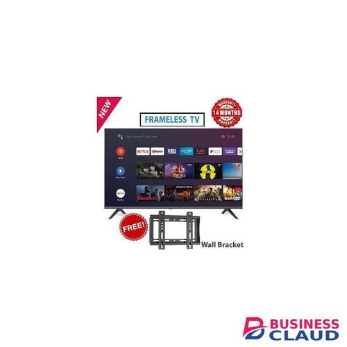 Vitron 32" Inch Frameless/Bluetooth-Enabled,Smart Android Television,App-store,Inbuilt Decoder Netflix Youtube, USB,HDMI PORTS+WIFI INBUILT+12Months Warranty