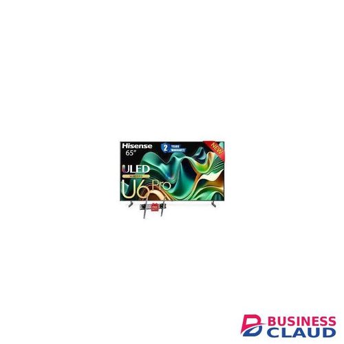 Hisense 65 Inch Pro Mini-LED Smart Frameless TV, Quantum Dot, Hi-View Engine AI, Dolby Vision IQ & Atmos, Google TV, 2 Years Warranty + FREE Wall Mount & TV Guard