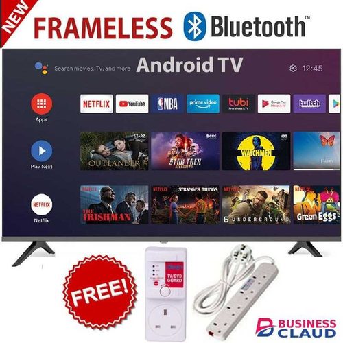 Vitron 32 Inch,Bluetooth/Frameless TV,Smart Android TV,Google Play+FREE GUARD+EXTENSION