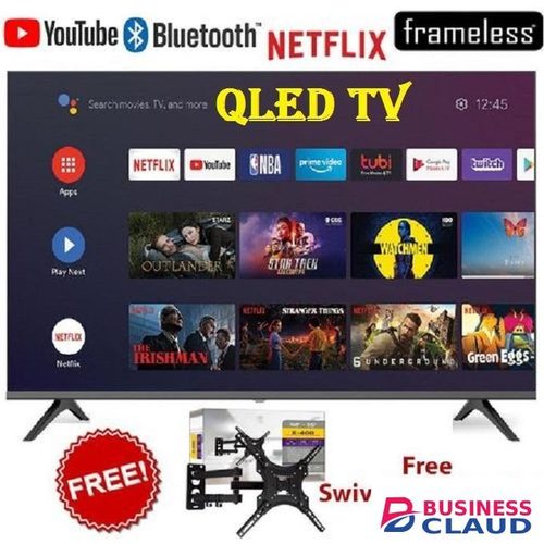 TCL 43S5K 43" Inch QLED TV Google AI Television,Frameless Digital Smart Model TV, Full HD, Android TV OS, Wi-Fi Enabled, Bluetooth Connectivity, cast Screen, Inbuilt Decoder 1 Year Warranty+FREE TILT/SWIVEL WALL MOUNTING BRACKET